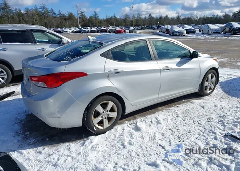 2013 Hyundai Elantra Gls from USA, damaged, VIN 5NPDH4AE0DH287487